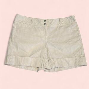 White House Black Market Pinstripe Shorts